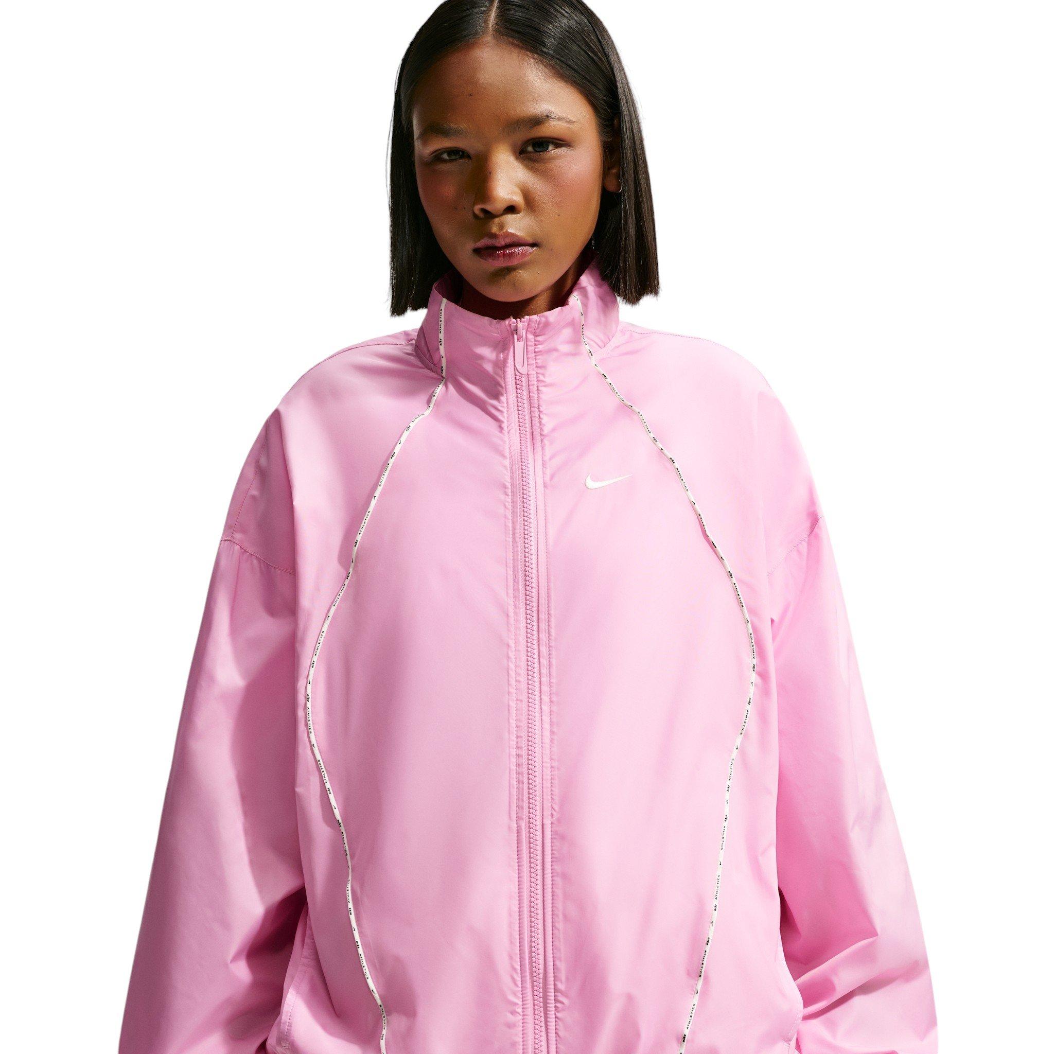 Nike Women's Sportswear Oversized Repel Windbreaker - Pink - PINK